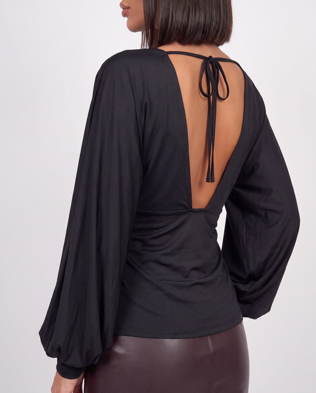 Maglia V Basic-Black
