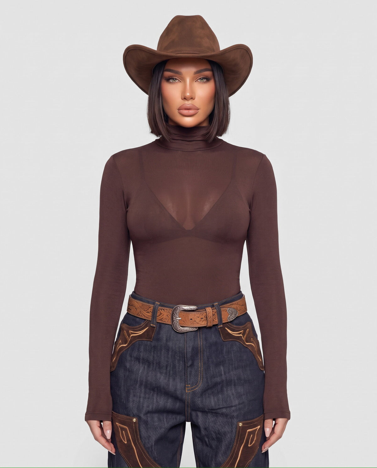 T-shirt The best - Brown