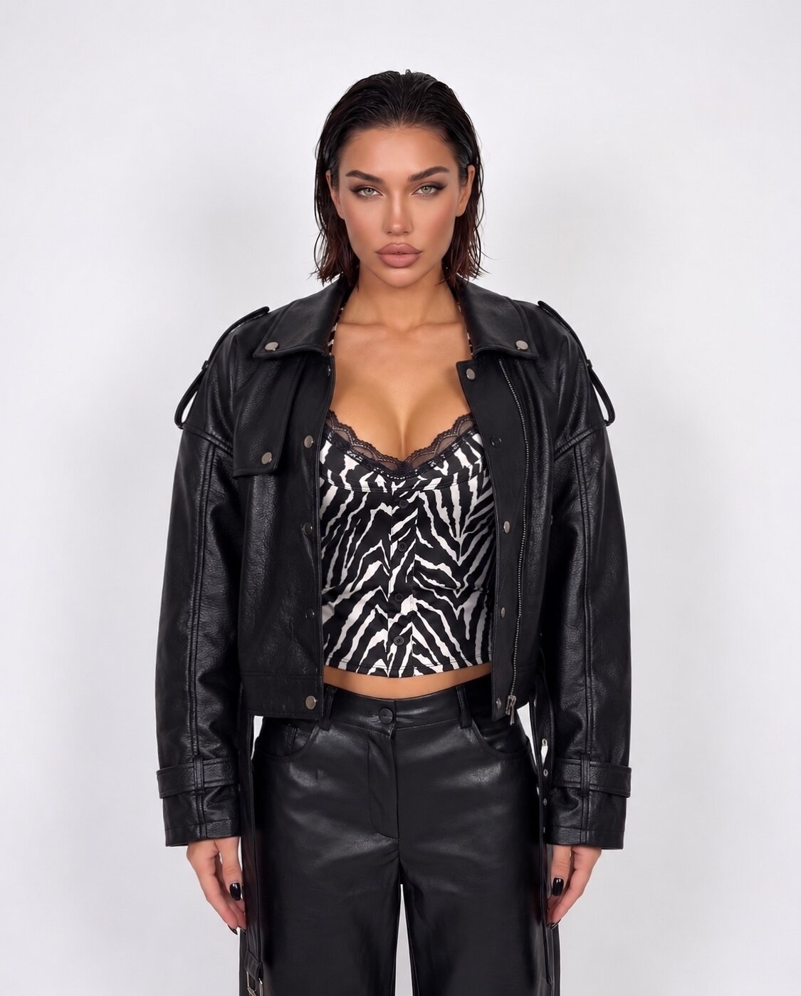 Giacca Leather Attitude