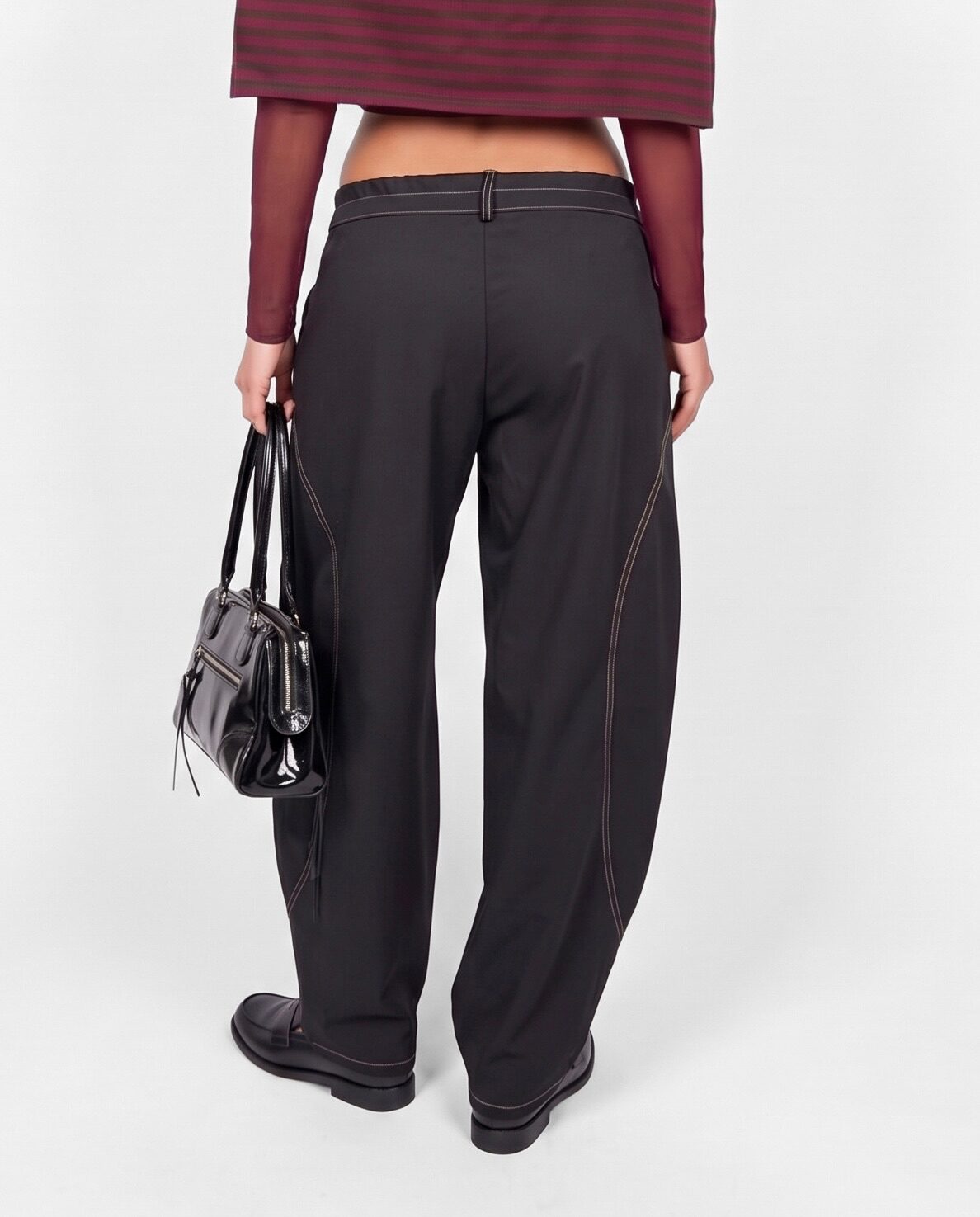 Pantalone Seam Line-Black