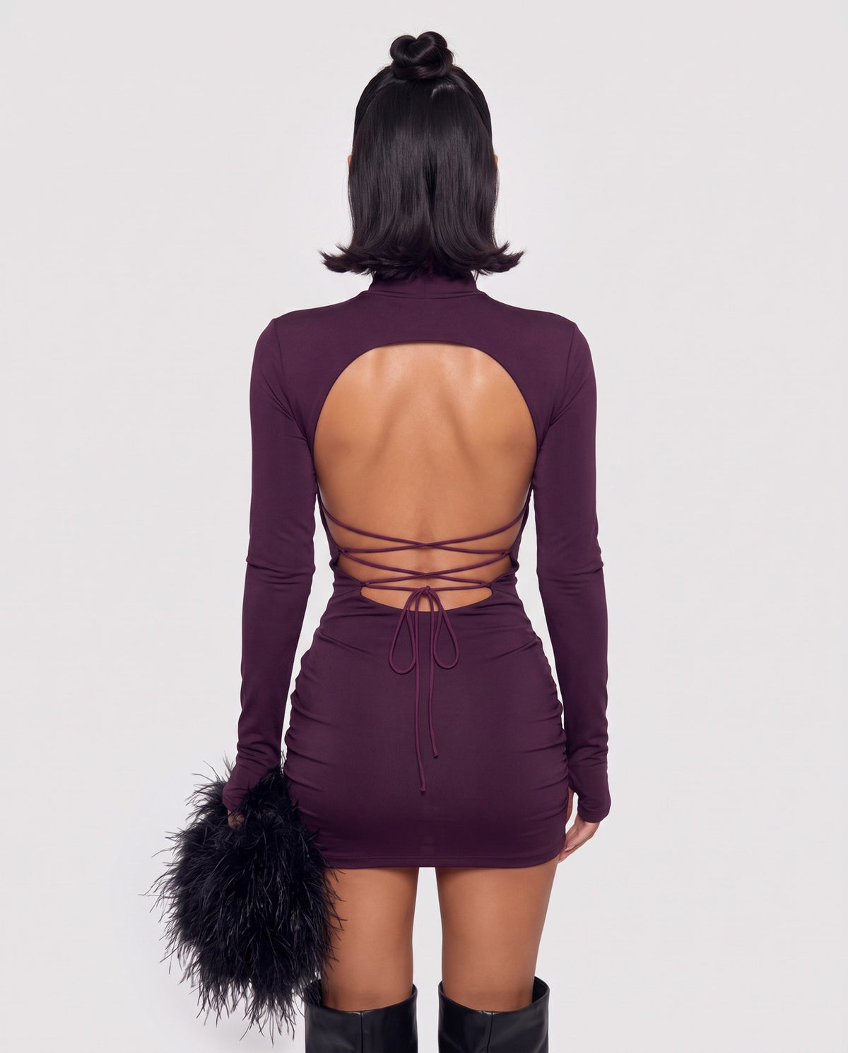 Abito Pure Line-Purple