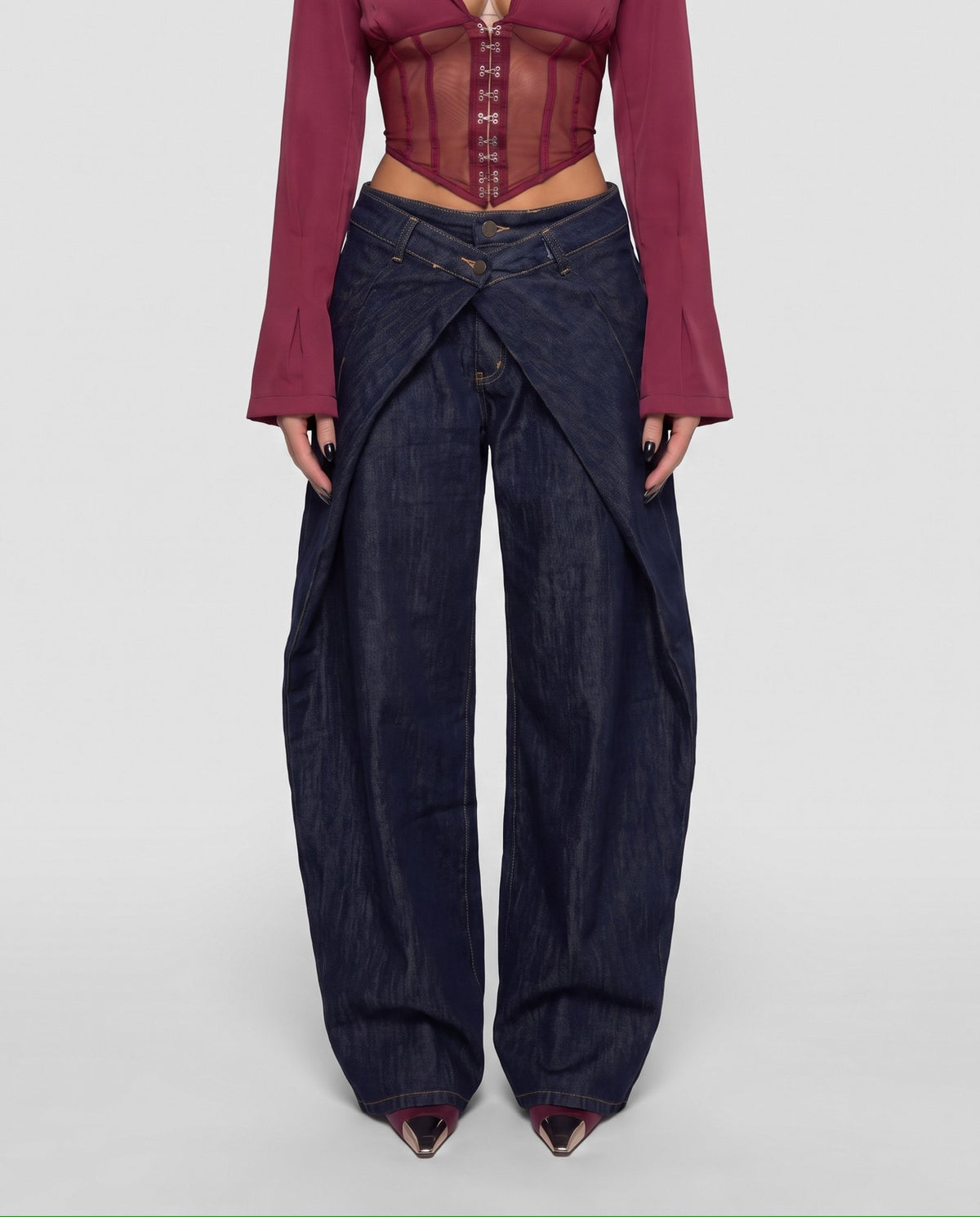 Jeans Offset Blu