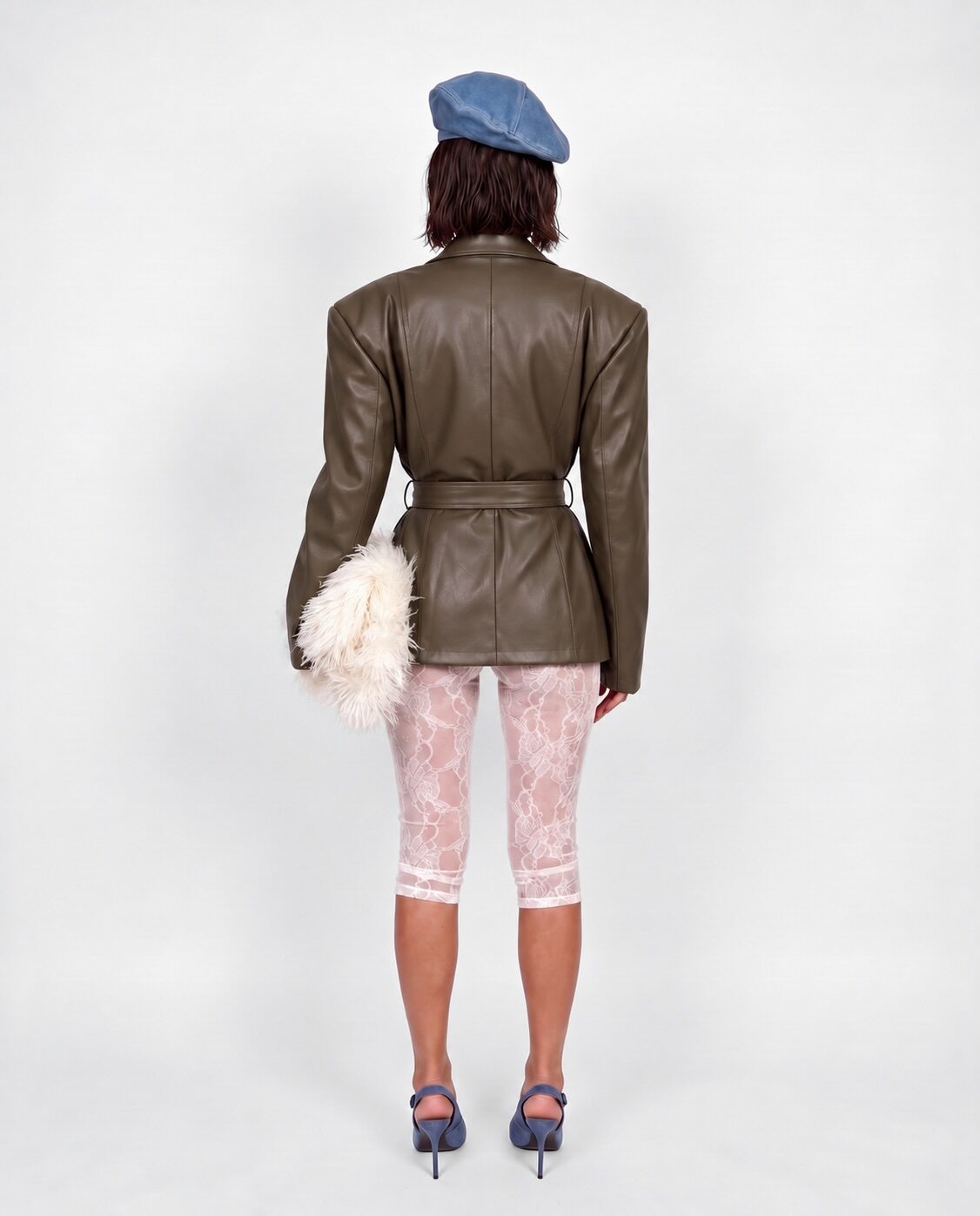 Total Look Leather Doll-Green