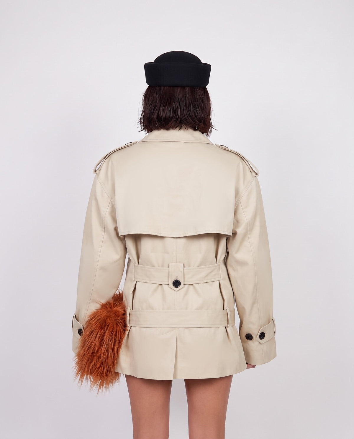 Trench Short Classic-Beige