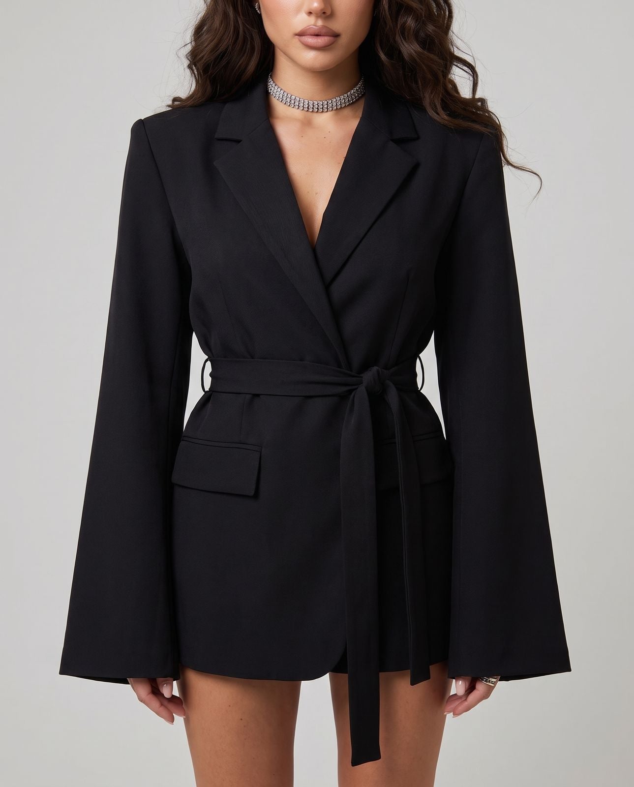 Dress/Jacket Wrap-Black