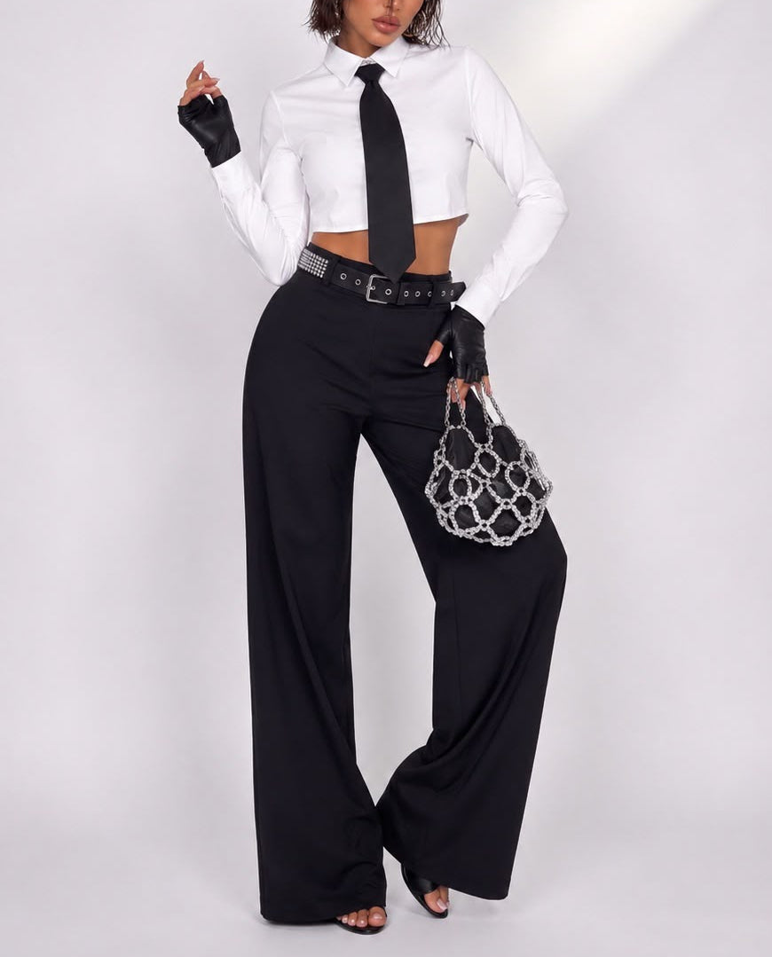 Pantalón Classic Fit - Negro