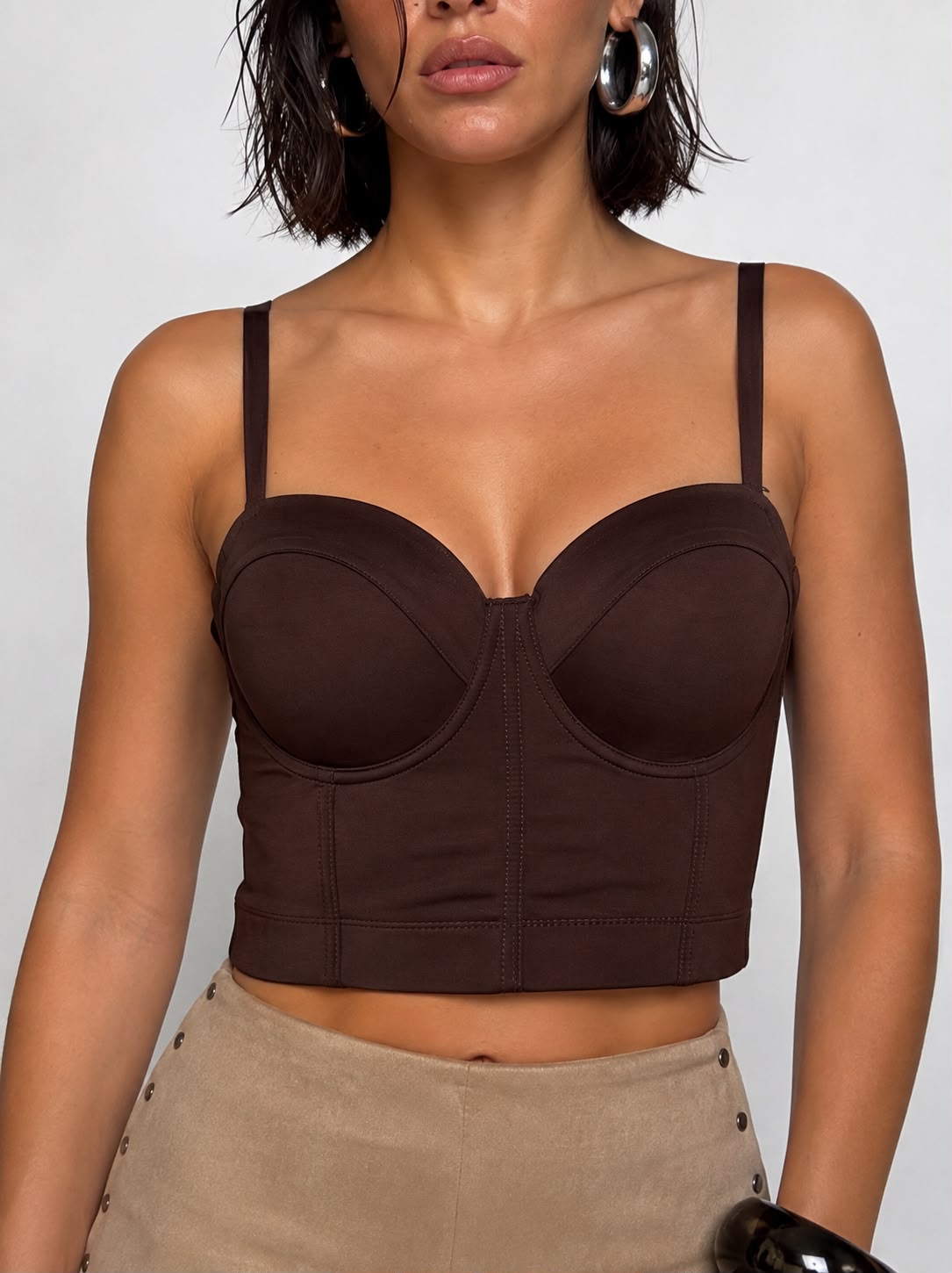 Corset Simple- Brown