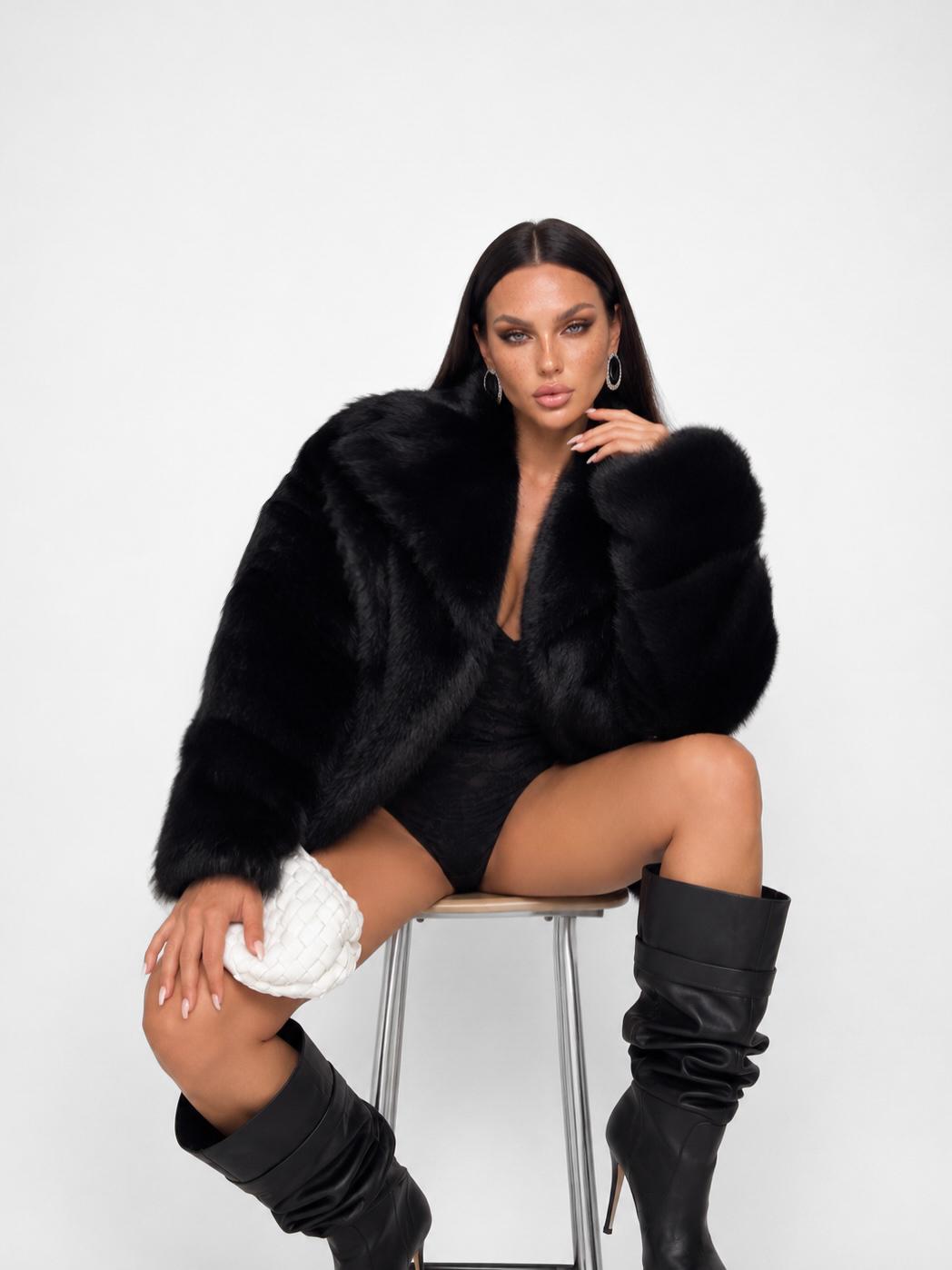 Pelliccia Selena - Black