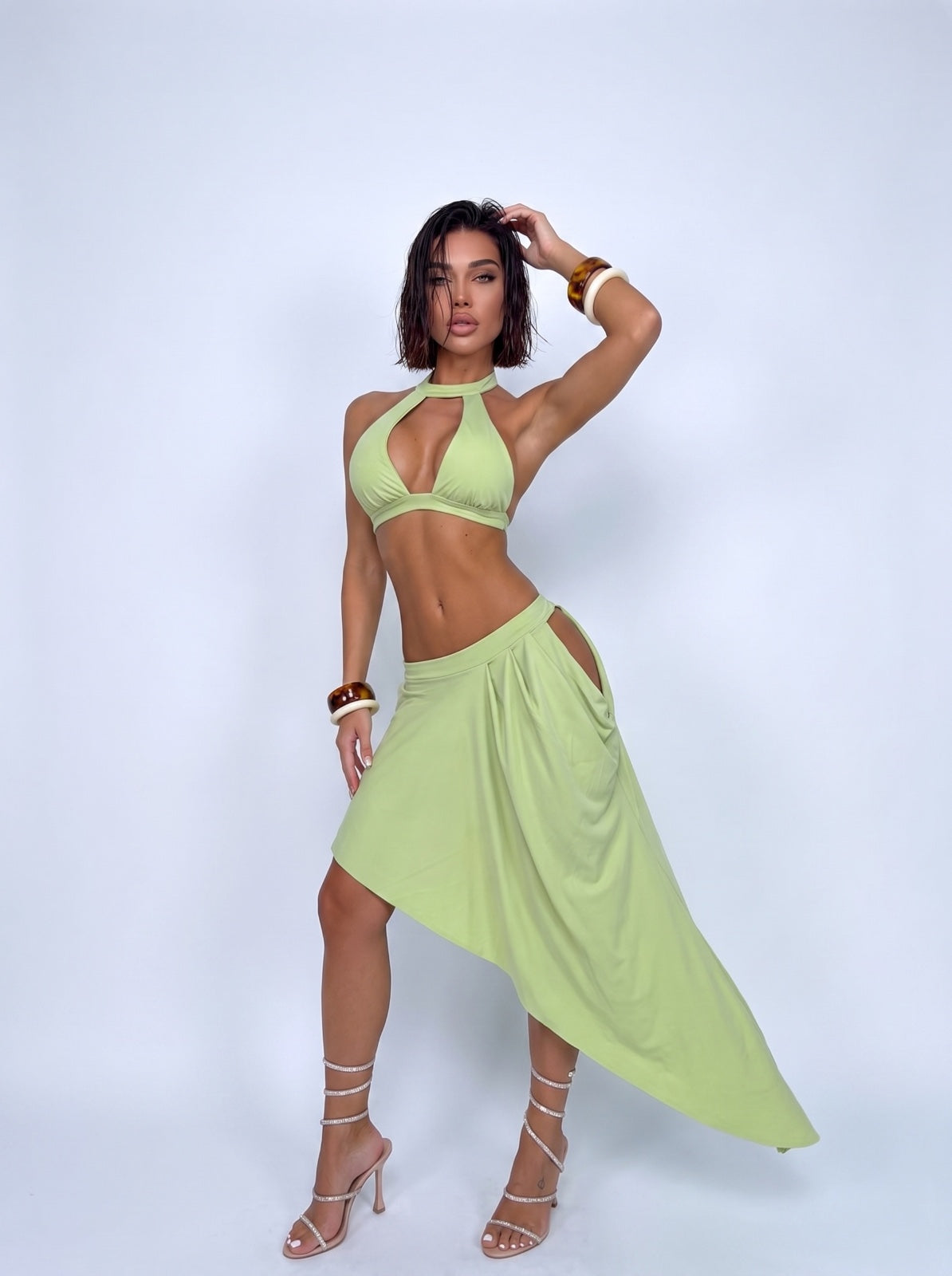 Conjunto Co-ord Verde Mediterráneo