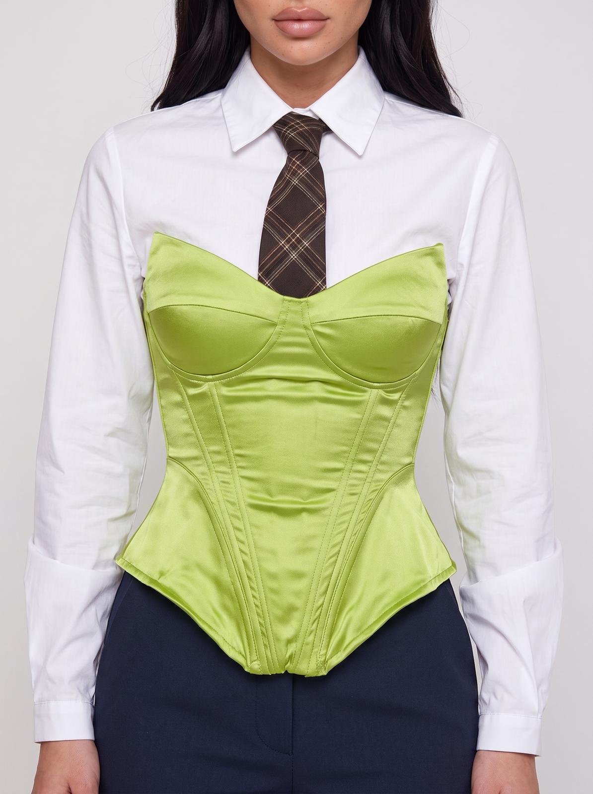 Corset Ruffled-Green
