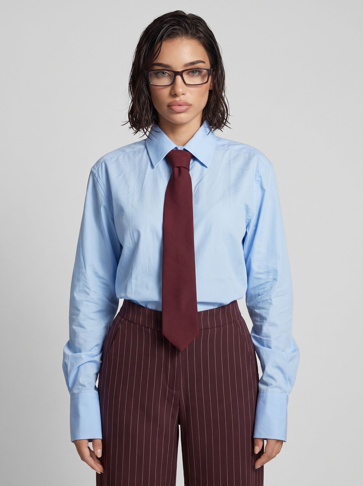 Mega Shoulder Shirt - Blue