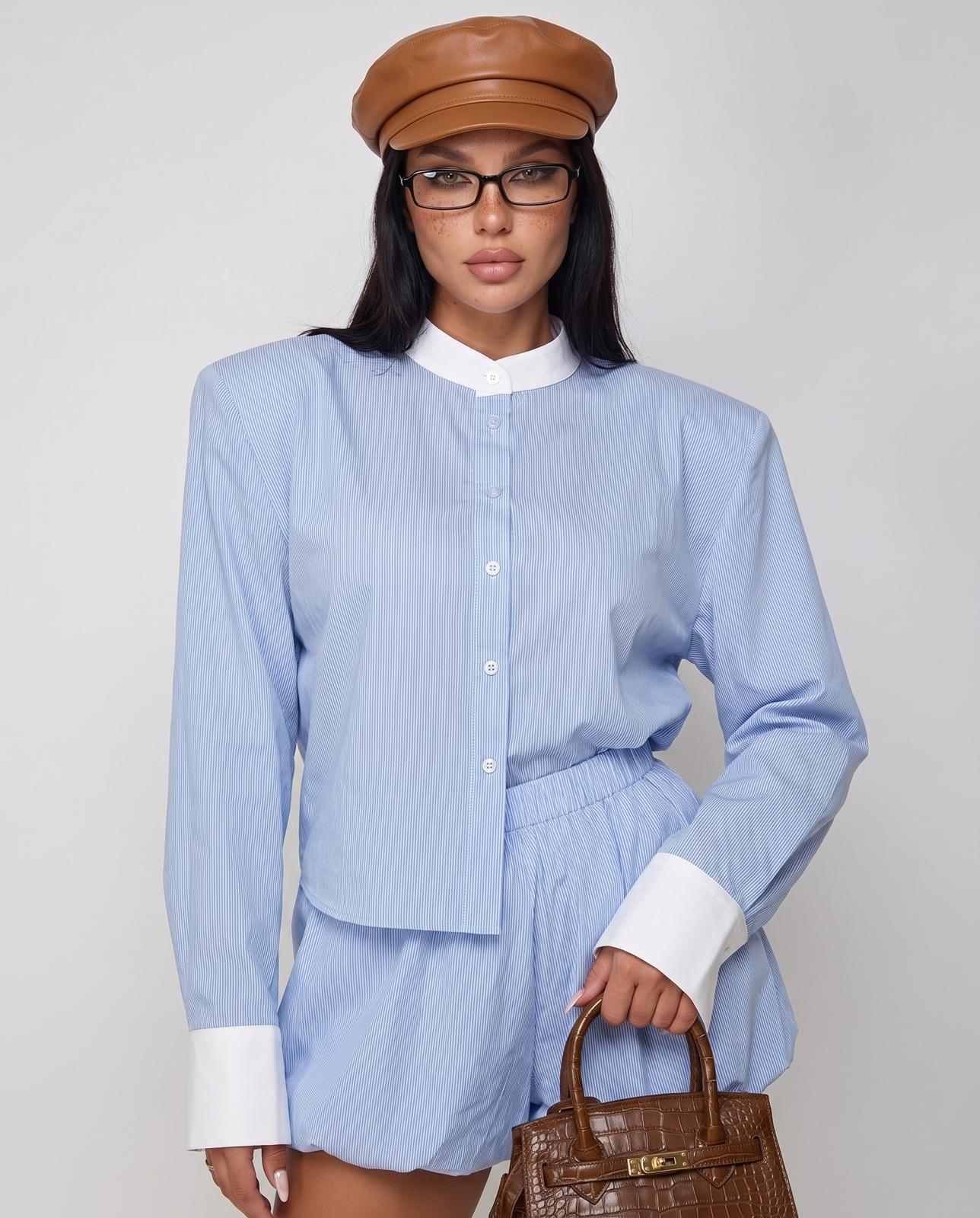 Cord Set Checkmate-Light Blue