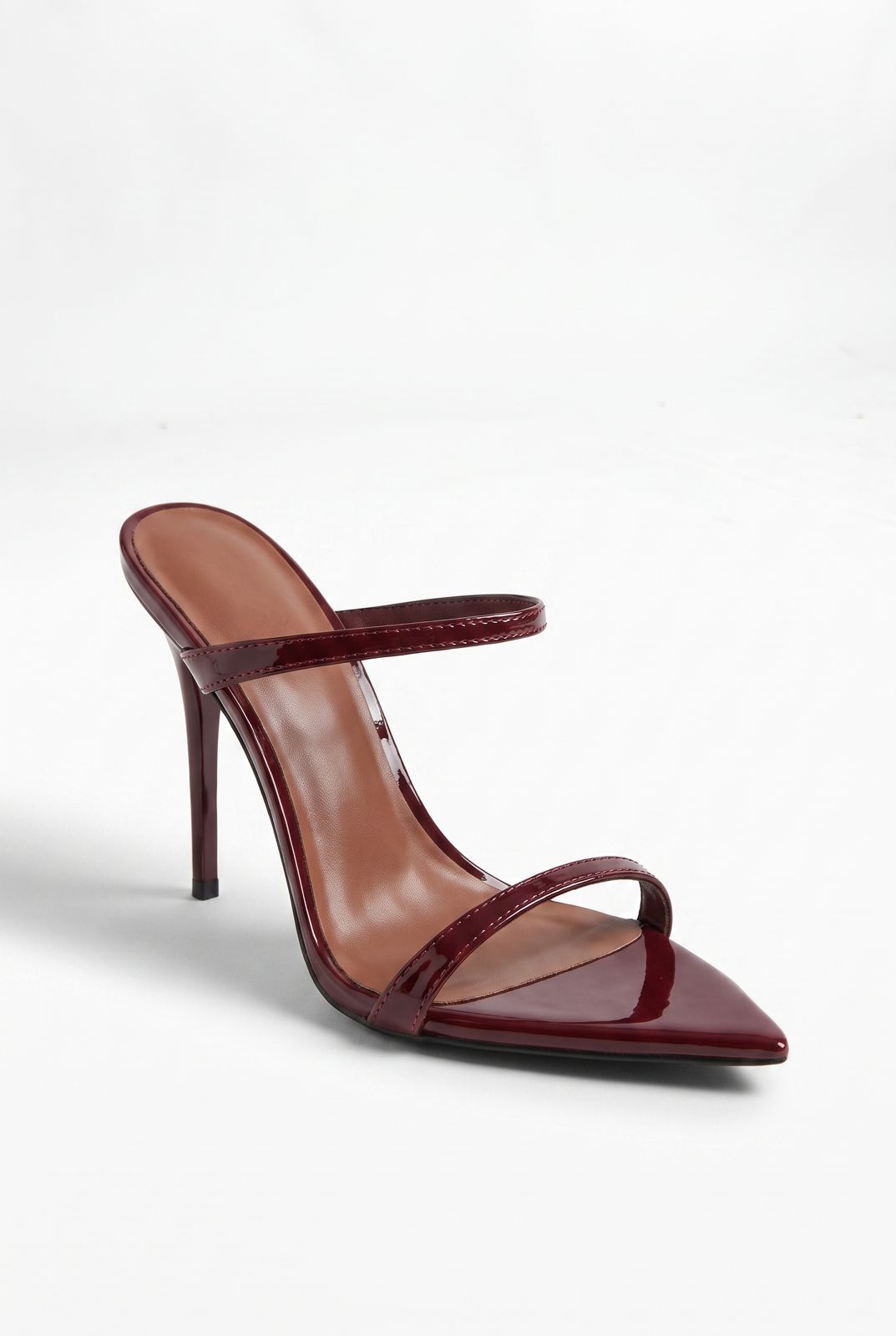 Sandalo Slim Buckle-Cherry Red