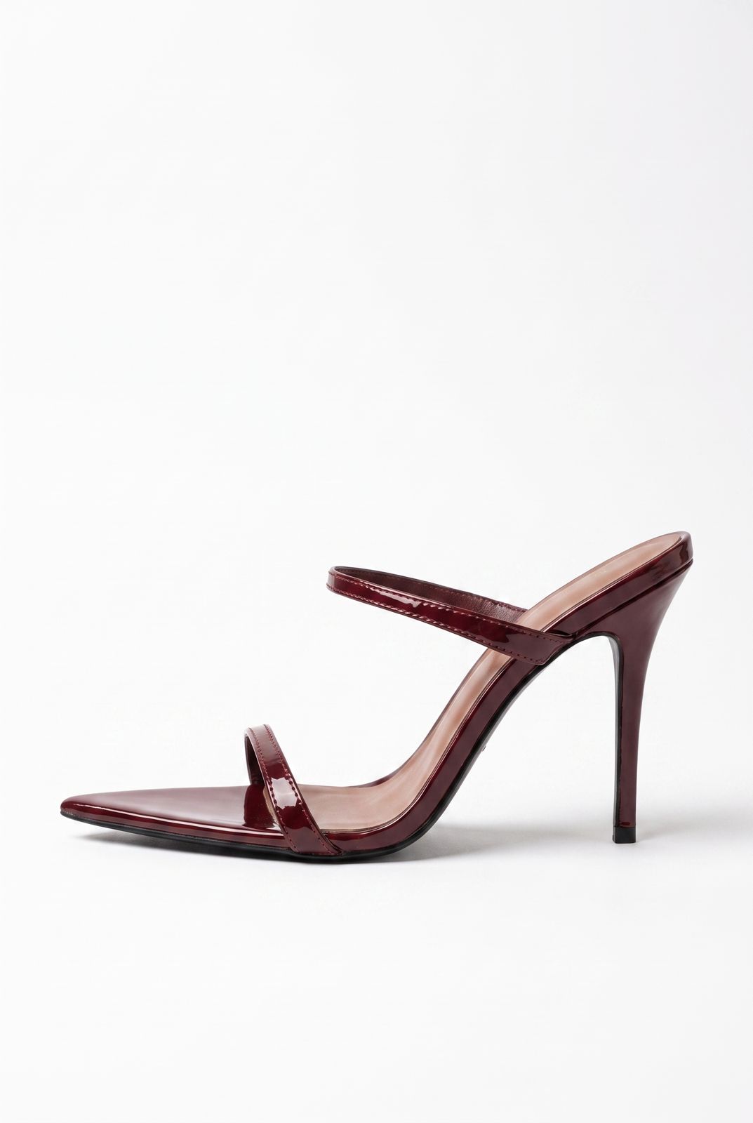 Sandalo Slim Buckle-Cherry Red