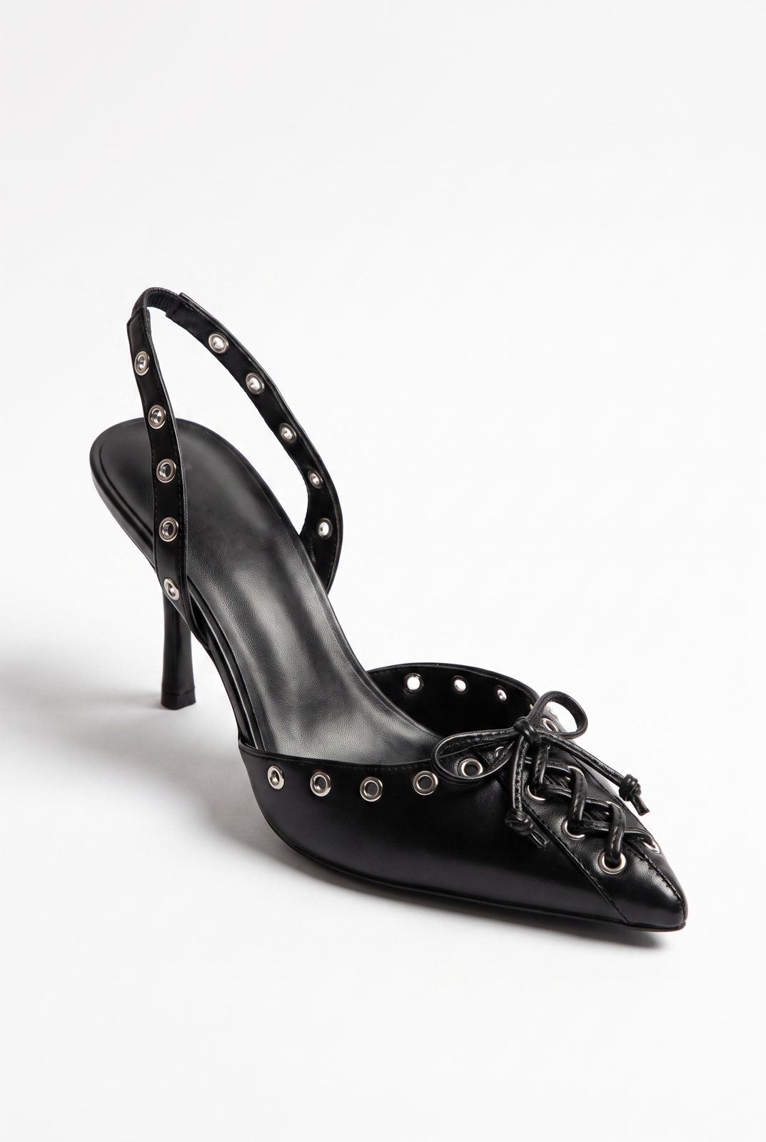 Decollete Bow Detail-Black