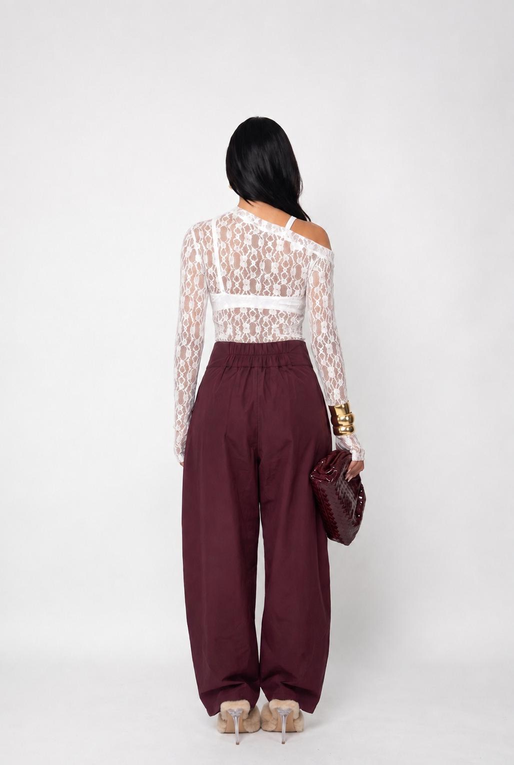 Pantalone Elsie-Cherry Red