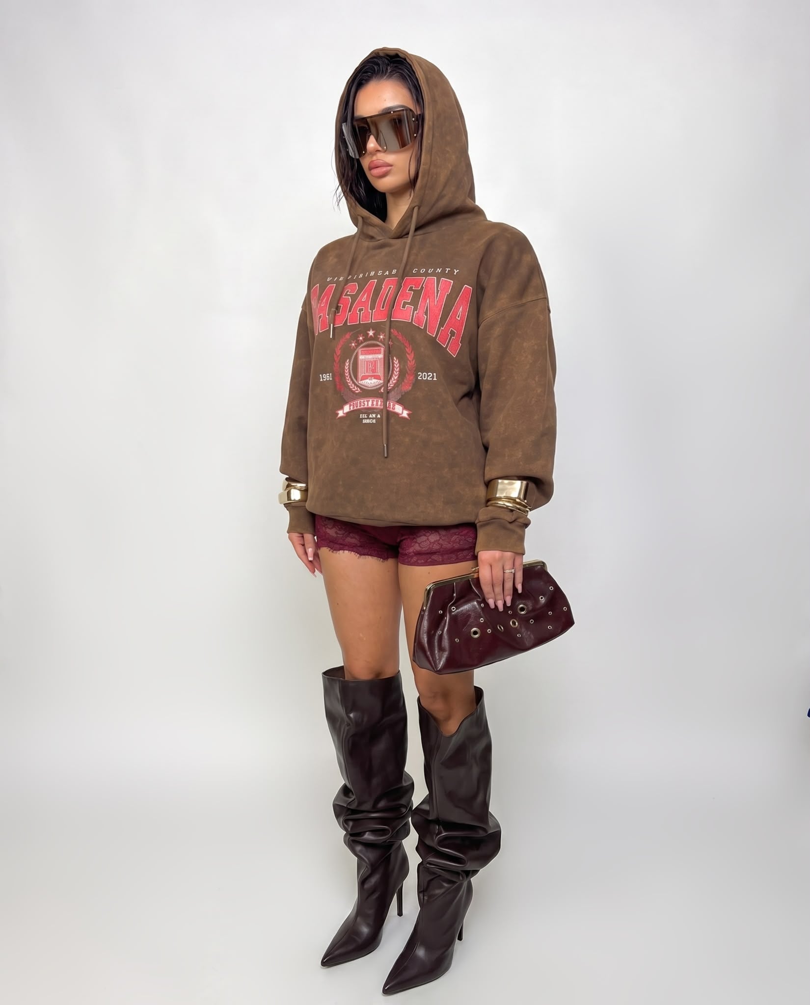 Felpa Pasadena-Brown