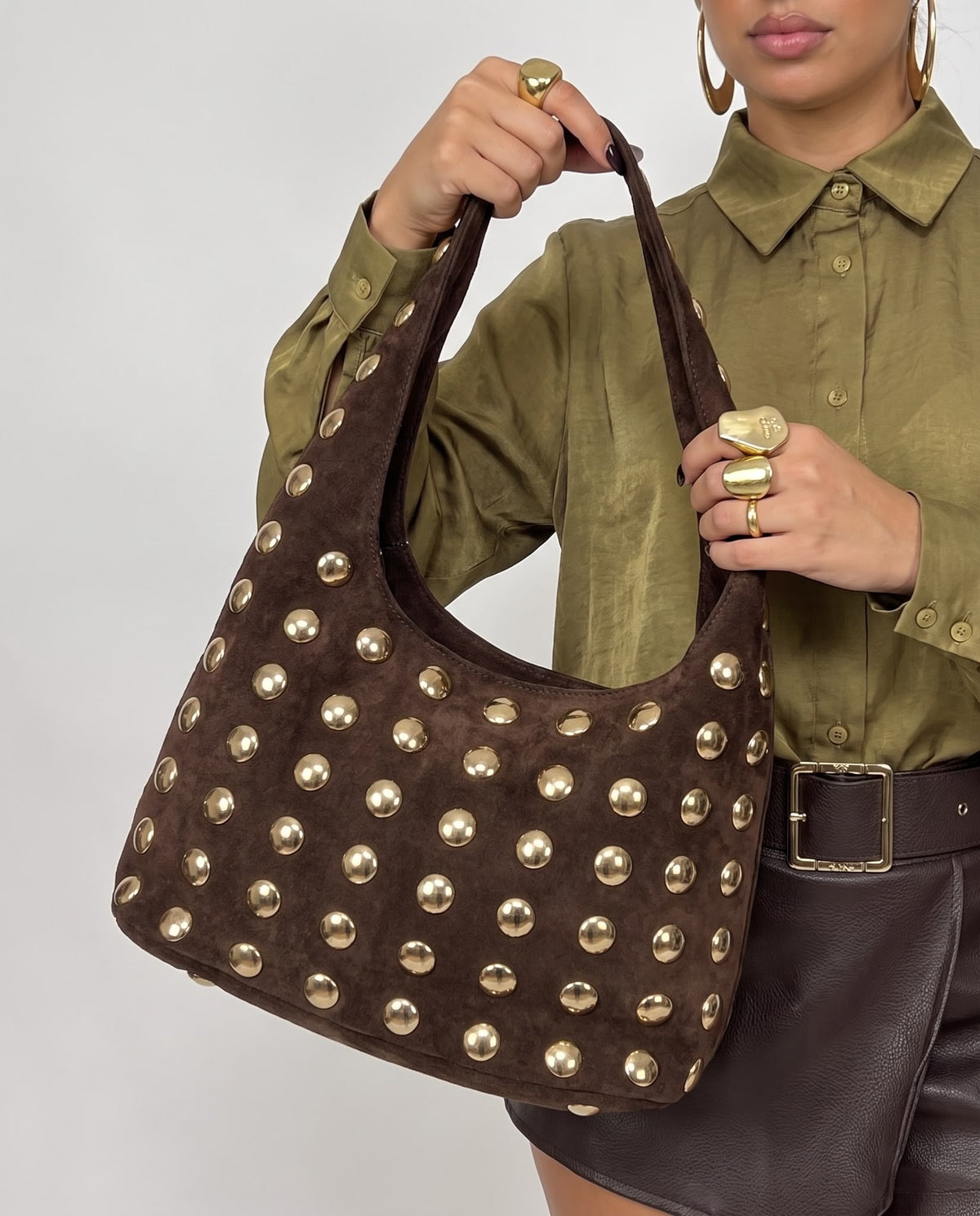 Borsa Gold Story-Brown