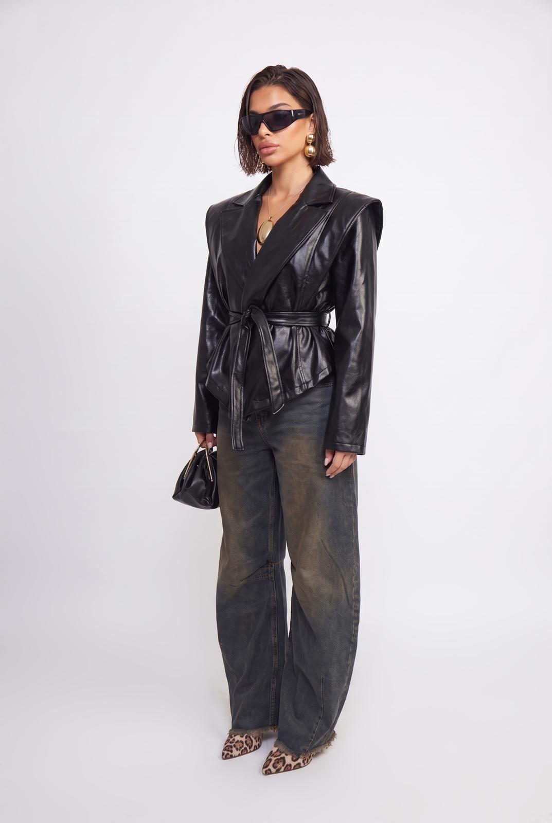 Trench Liquid Leather