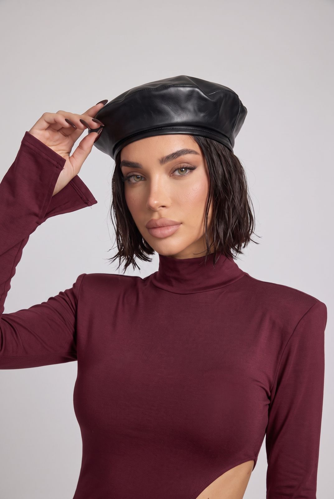 Asymmetrical Jumper - Cherry Red