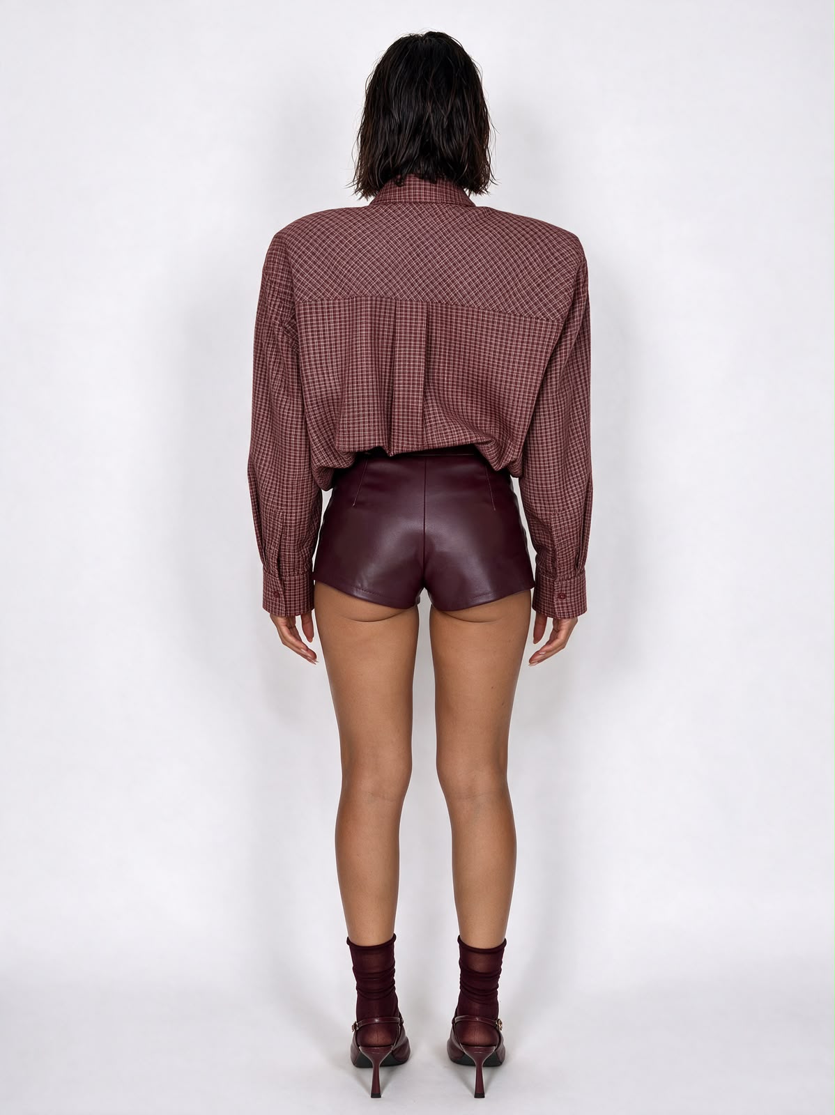 Shorts Heat-Cherry Red