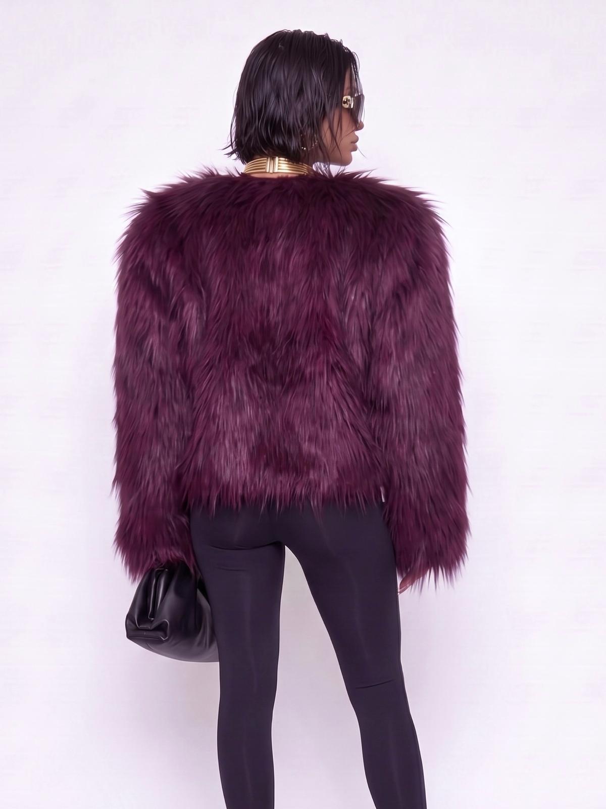 Pelliccia-Cherry Red