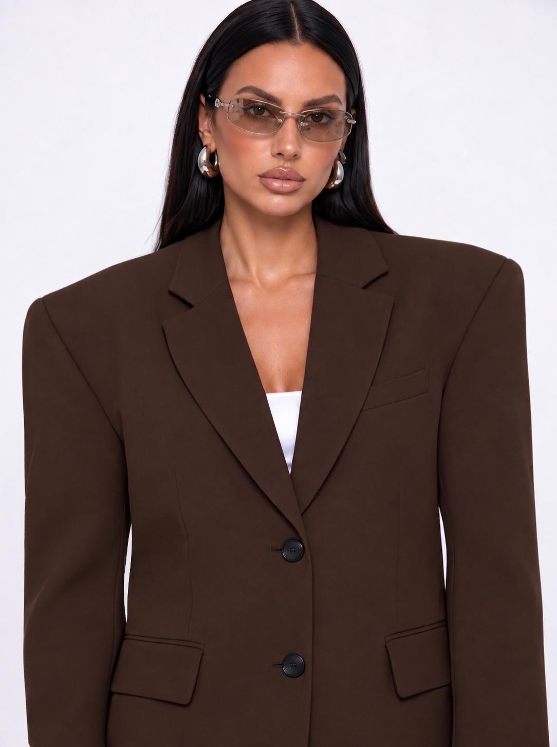 Blazer Oversized Ego - Brown