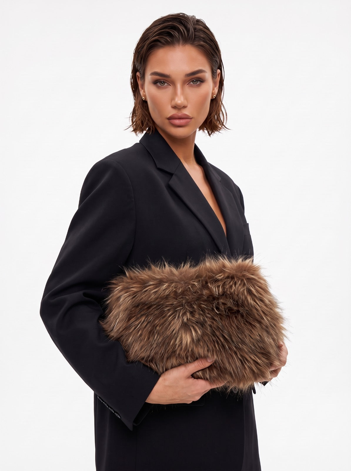 Bolso Fluffy-Brown