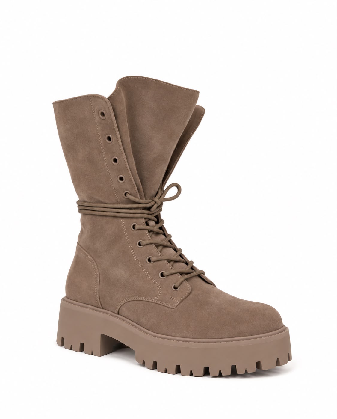 Anfibio Dusty Vera Pelle-Khaki
