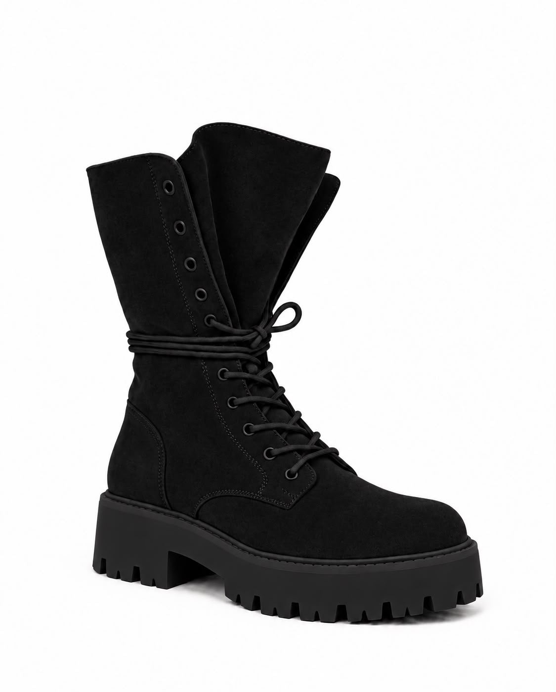 Anfibio Dusty Vera Pelle-Black