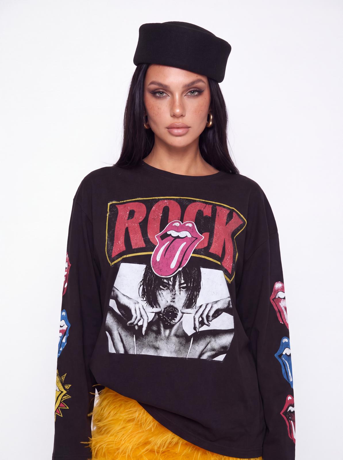 Maglia Rock Baby-Black
