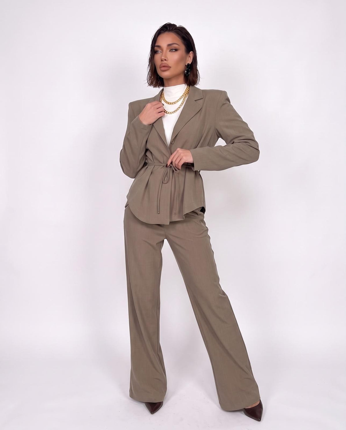 Slim Line Suit - Dove Grey