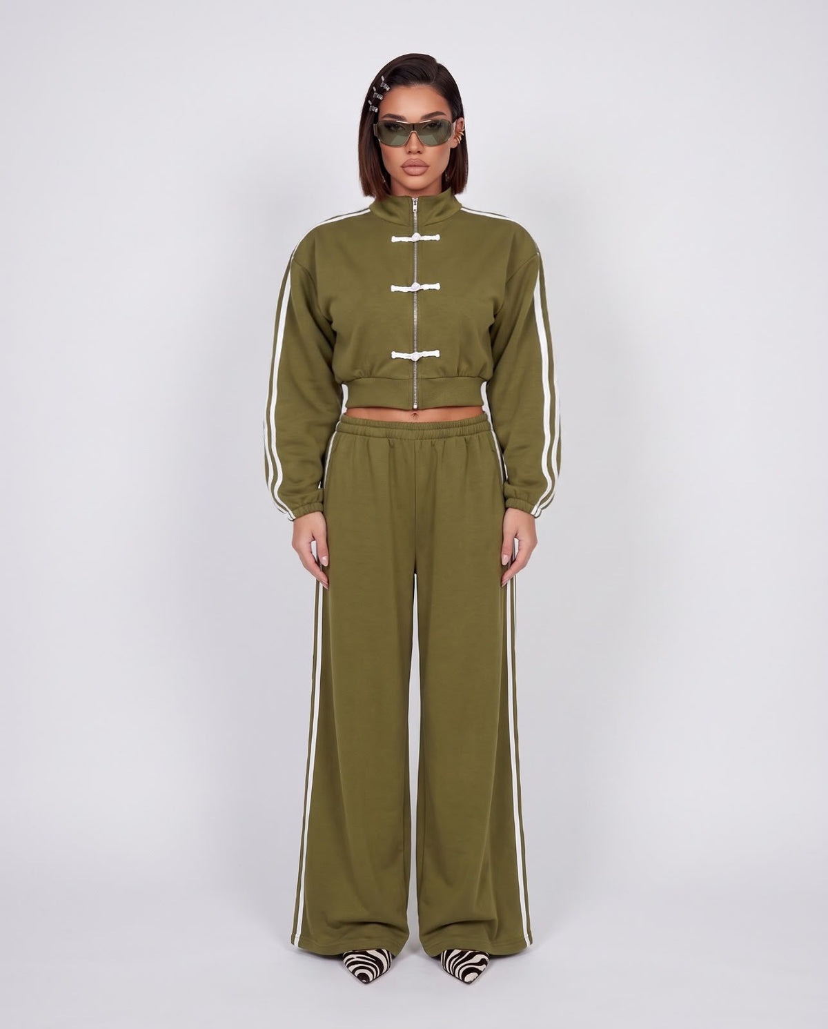 Coord-set Seoul-Military Green