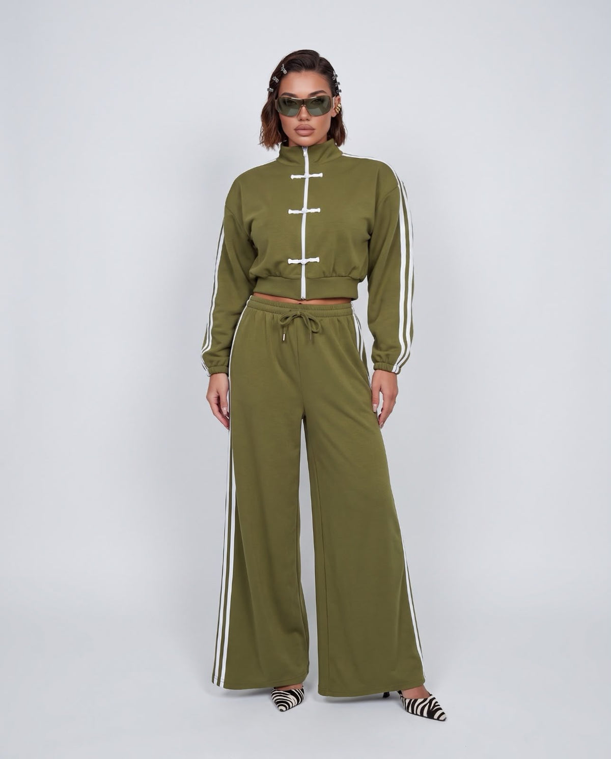 Coord-set Seoul-Military Green