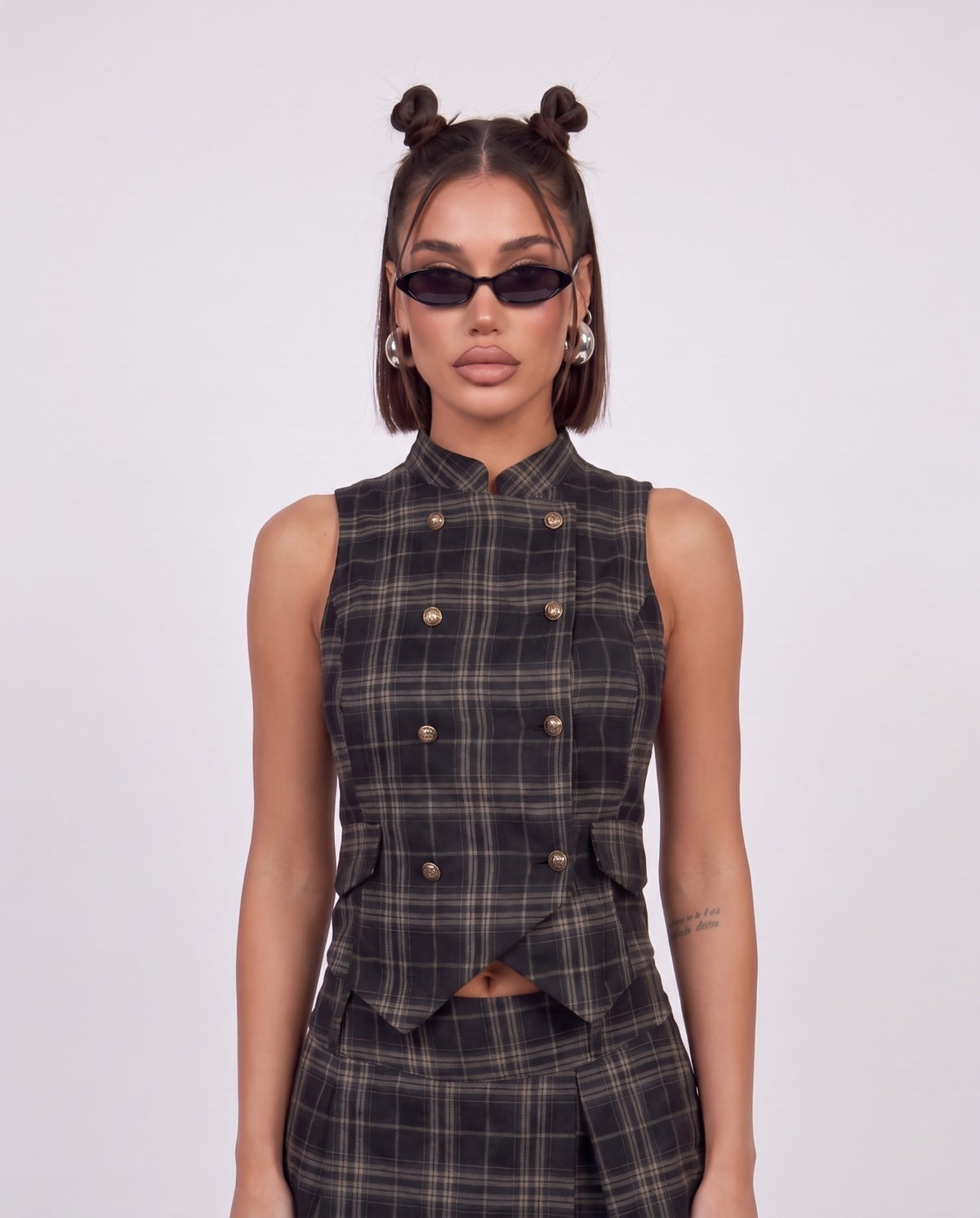 Gilet Tartan Grace
