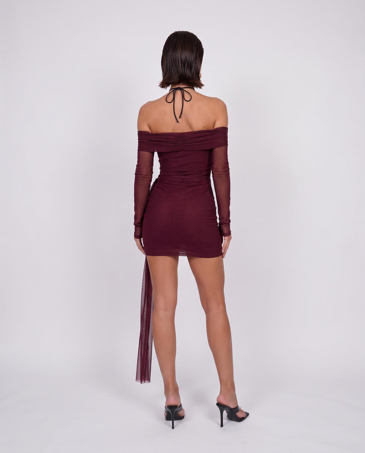 Abito Ada-Cherry Red