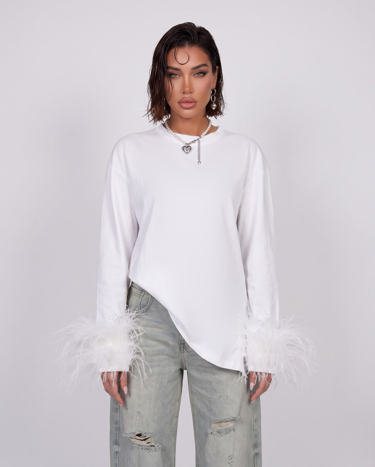 Maglia Fur Sleeve