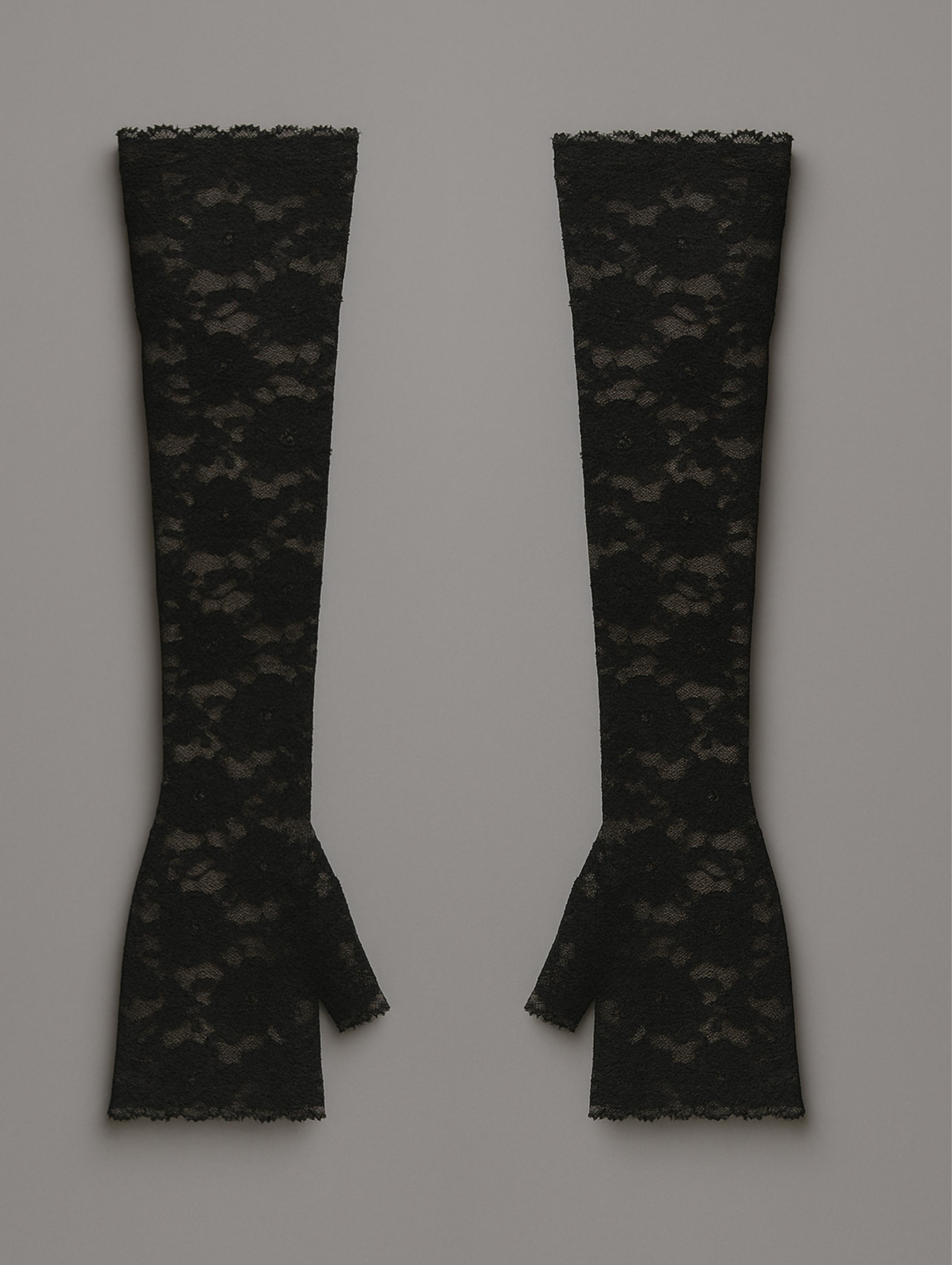 Guanti Lace Femminility - Black