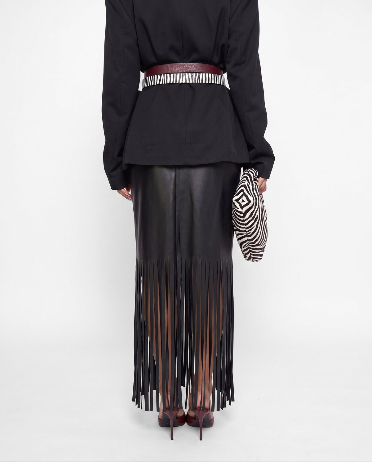Gonna Fringe Edge-Black