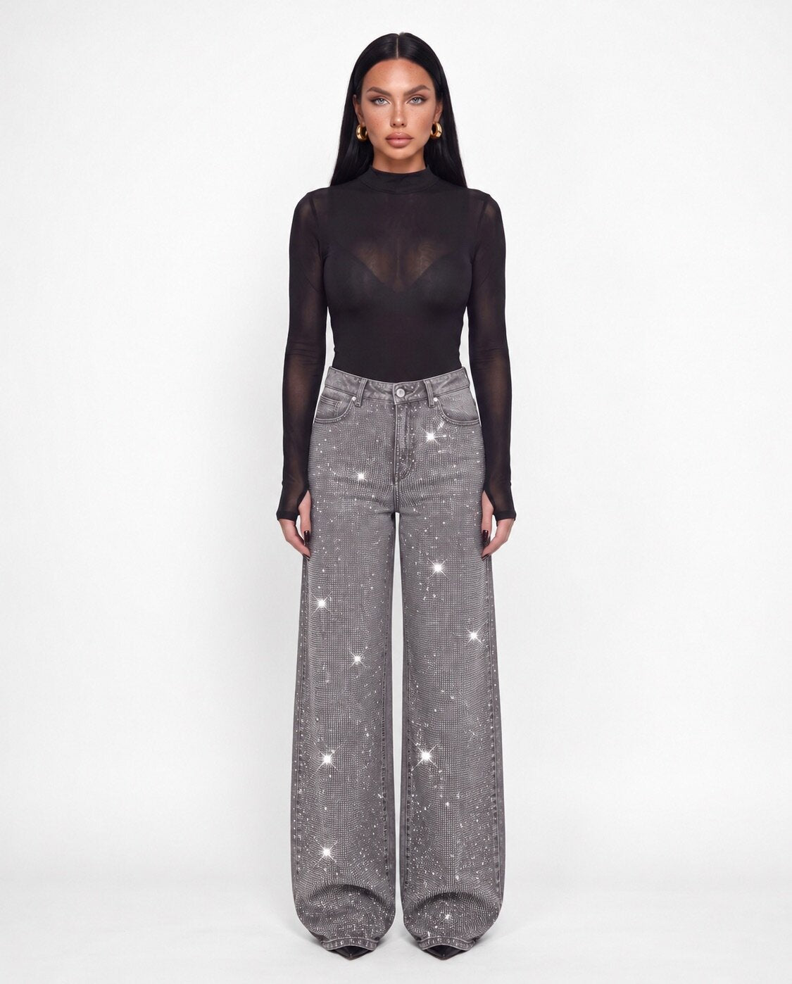 Total Look Crystal Rain-Grey