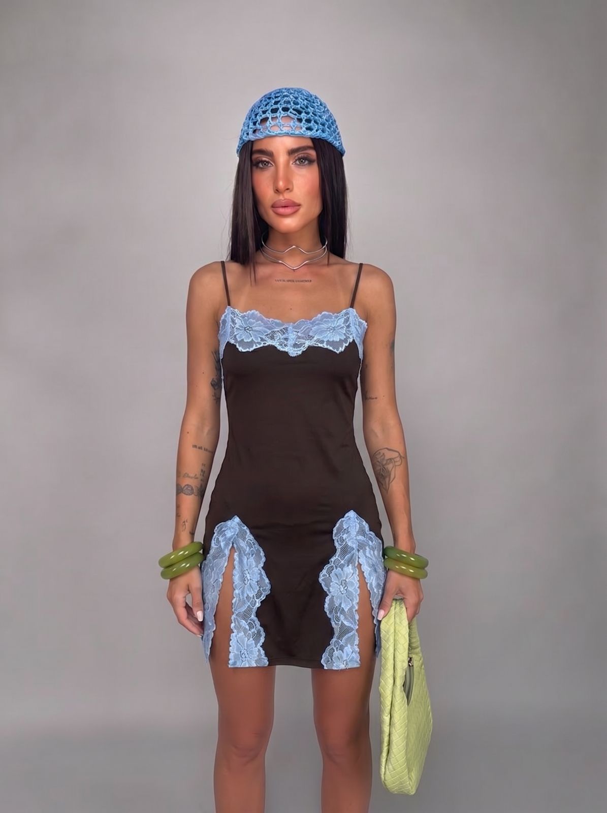Abito Amelie -Light Blue