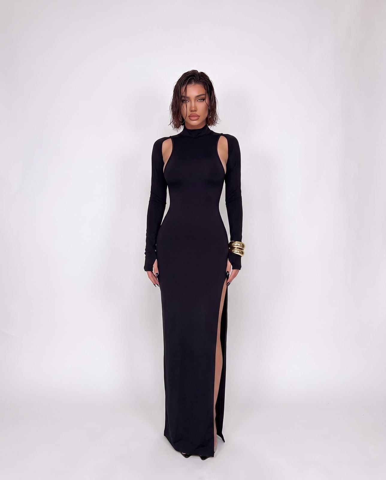 Abito Night Angel-Black