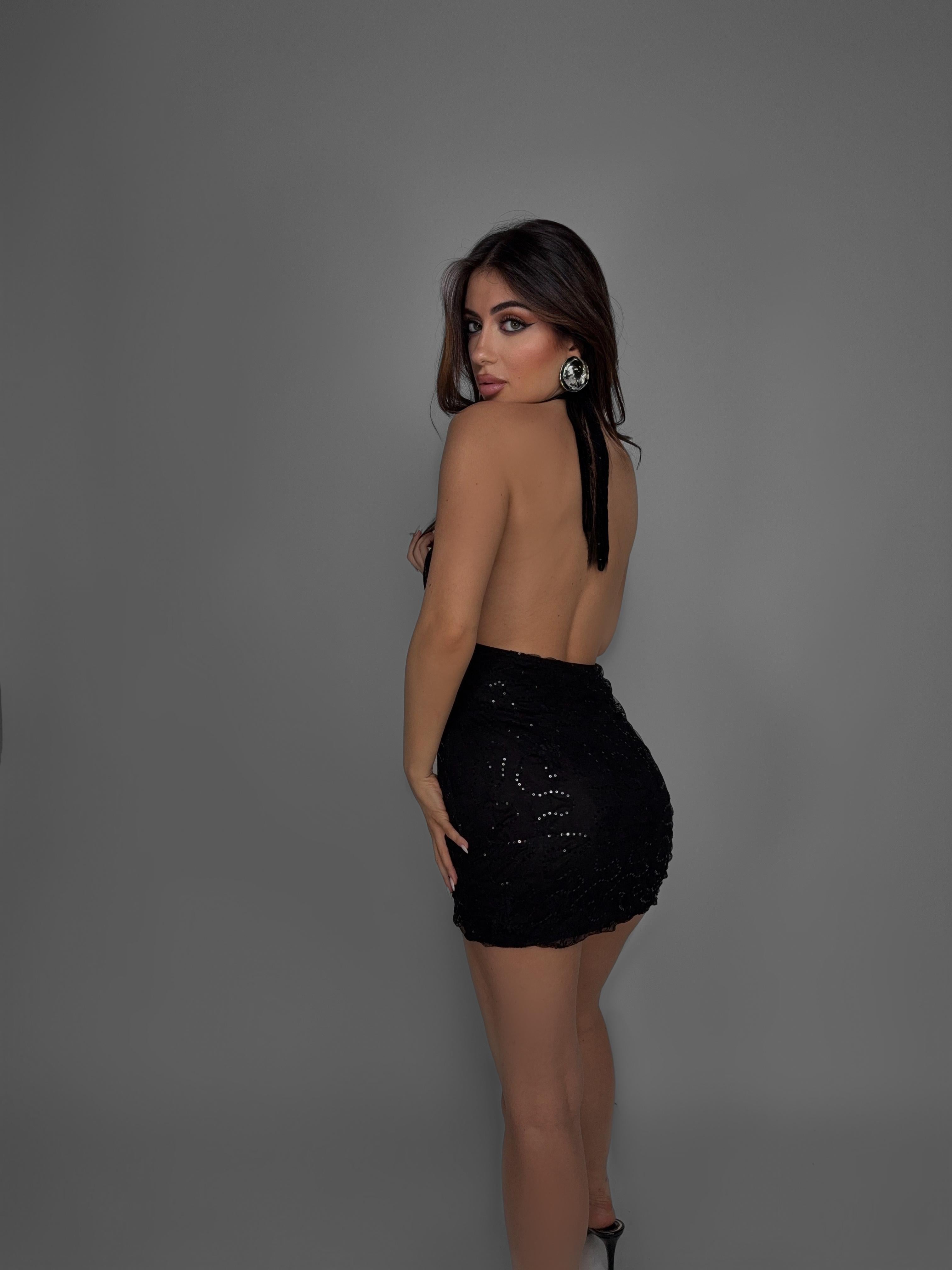 Abito Soft Shimmer-Black