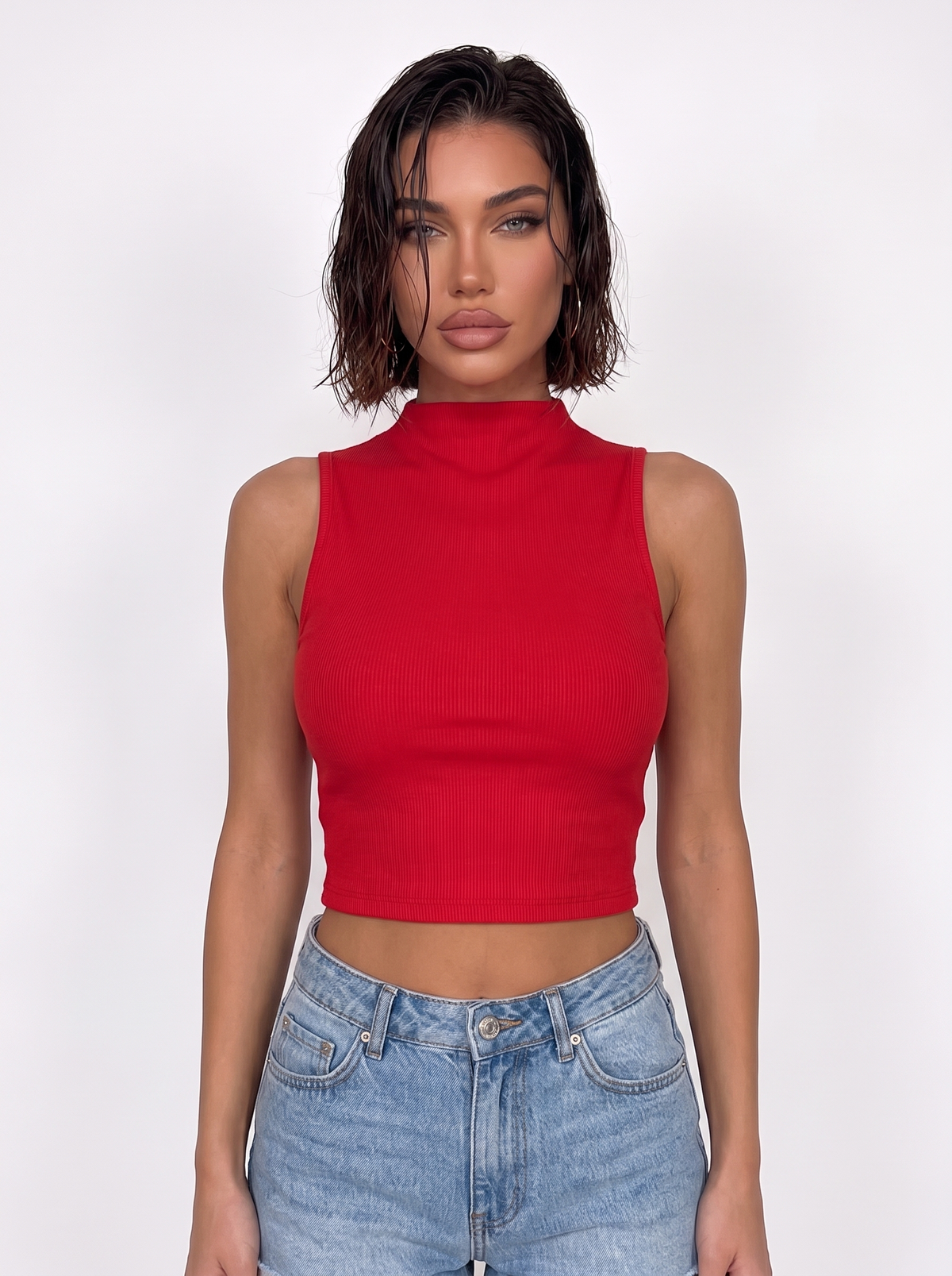Top Willow Tank-Red