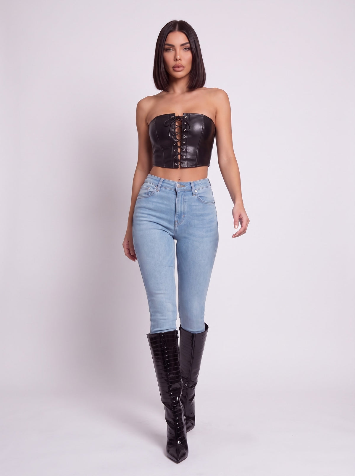 Jeans Miracle Push Up -5kg Light Denim - davanti