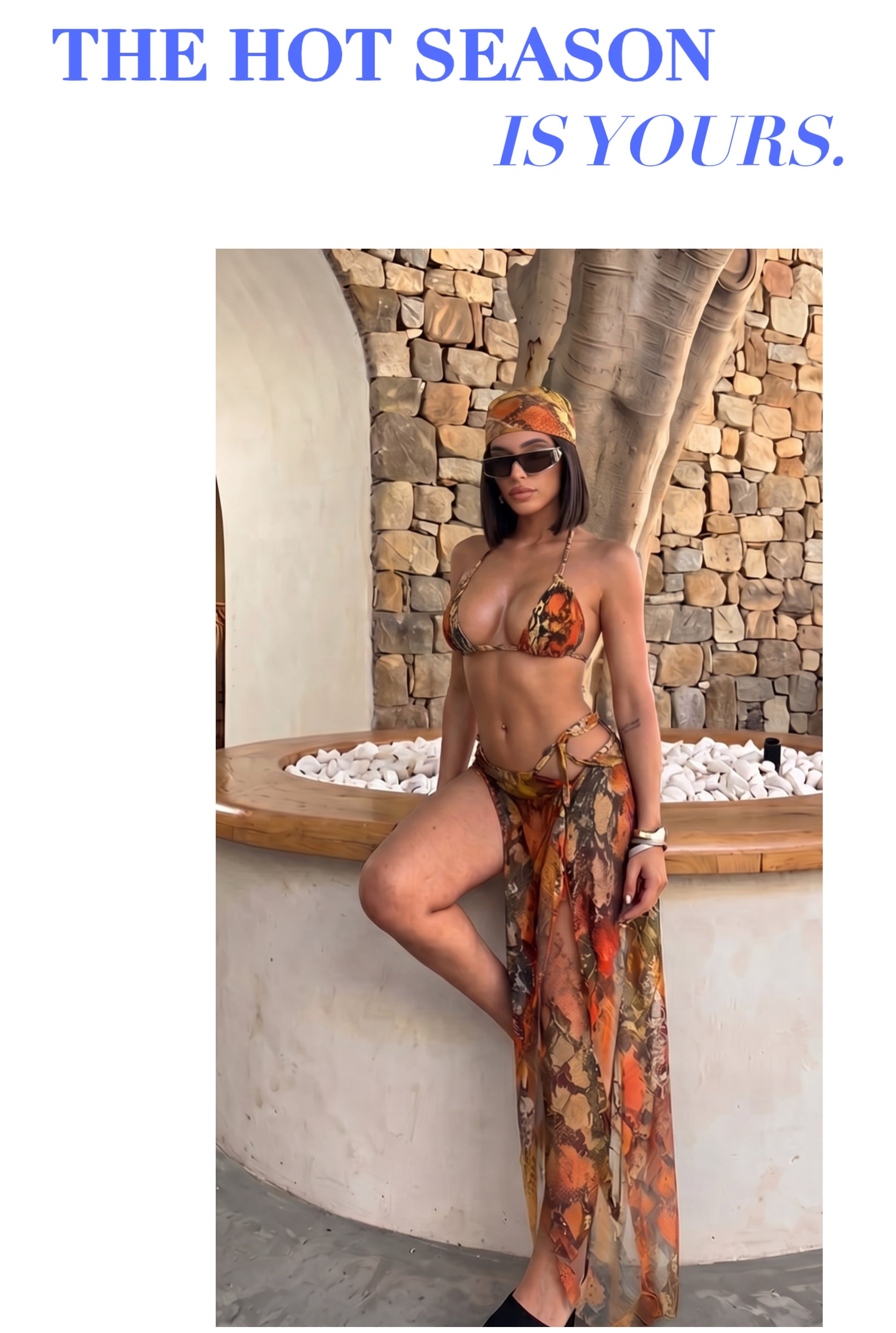 Set Bikini + Bandana + Gonna Brianna