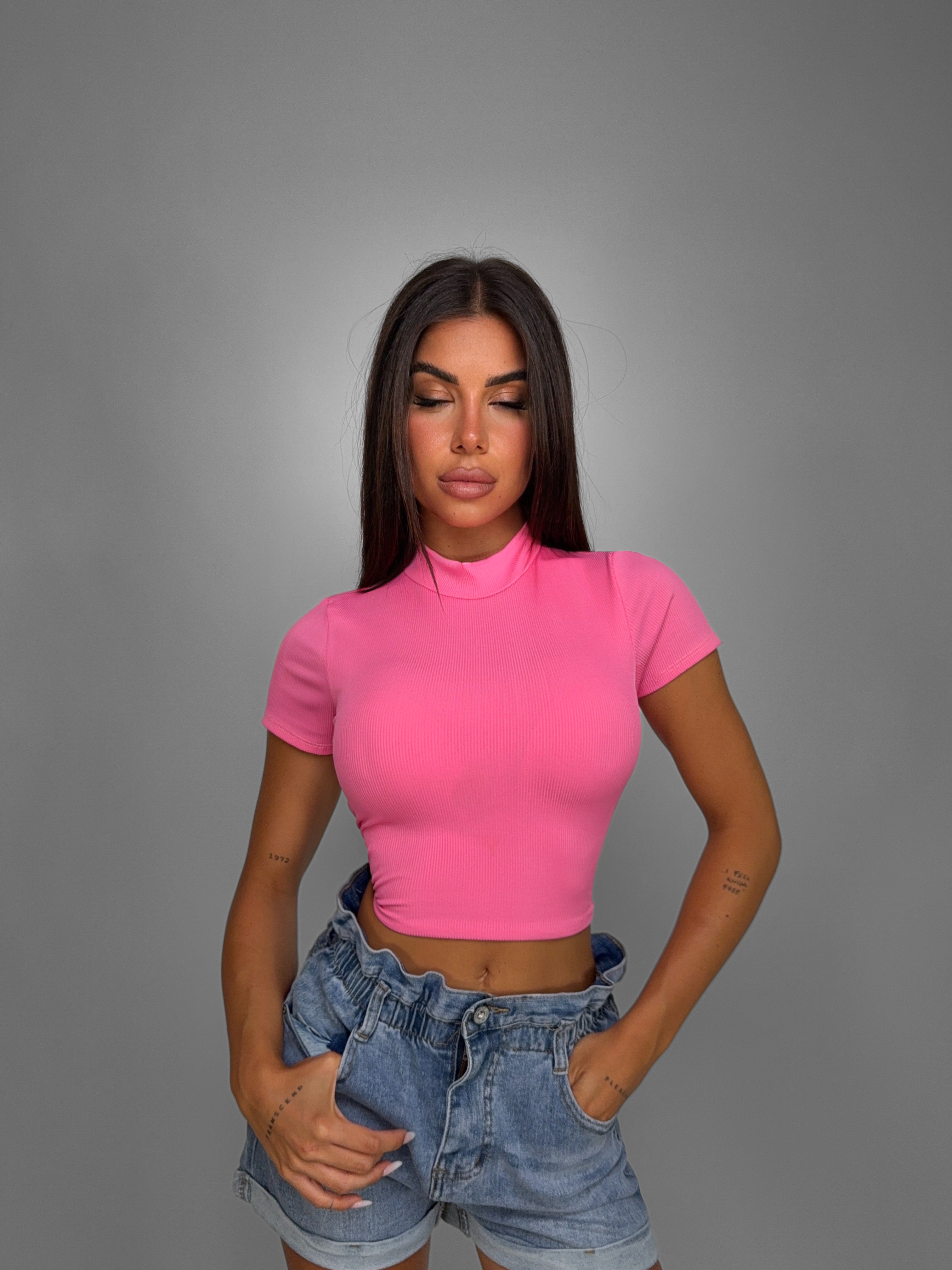 Top Strappy Back-Pink