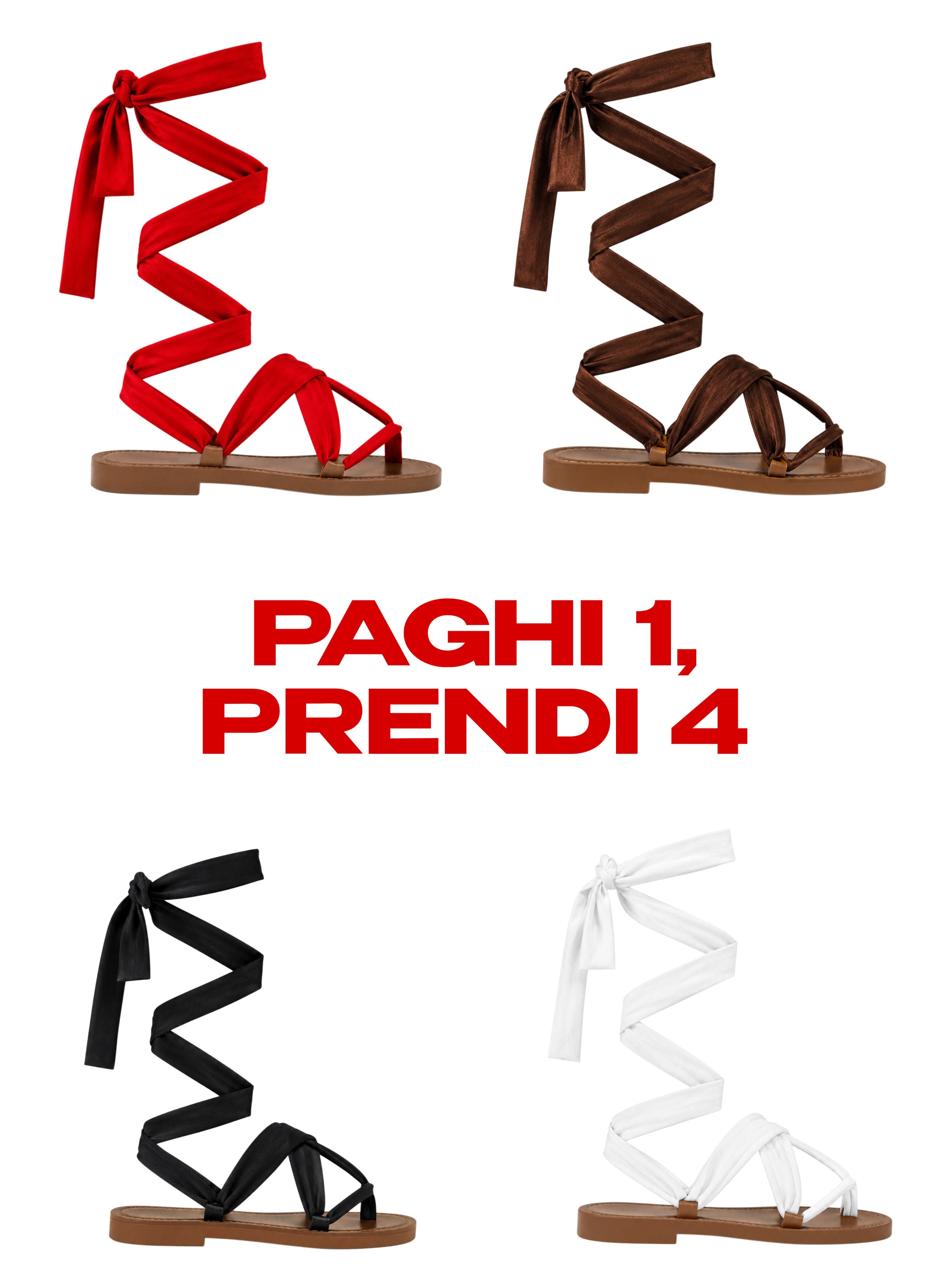 Sandalo WOW Paghi 1 Prendi 4