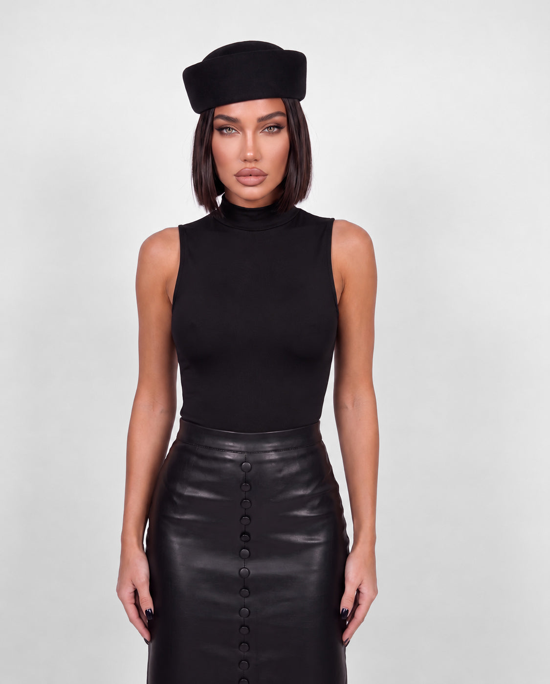 Body High Neck-Black