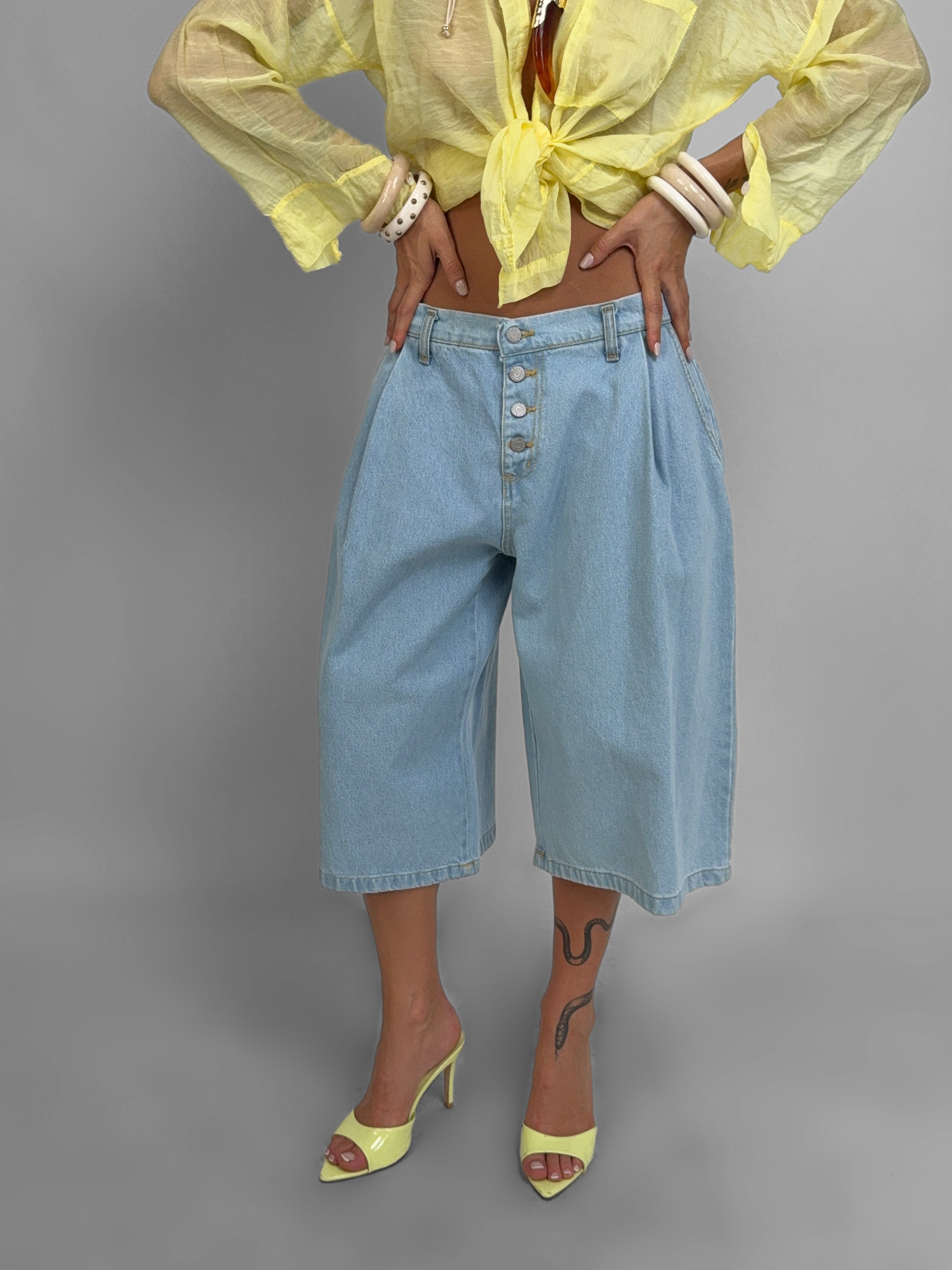 Bermuda Monaco-Denim